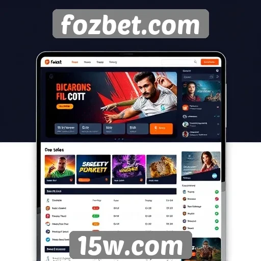 Análise da interface do usuário no fozbet.com