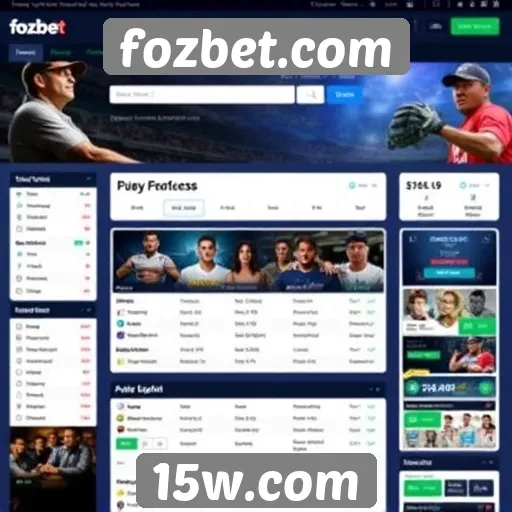 Interface do usuário do fozbet.com e sua usabilidade